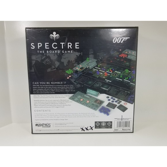 New - Modiphius Entertainment SPECTRE: The 007 Board Game - Ages 14+ - Picture 3 of 11